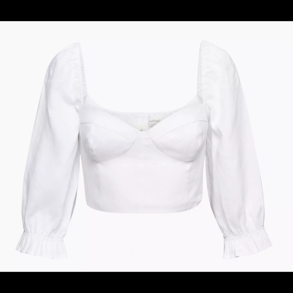 Linen Blouse (L) NWT Wilfred